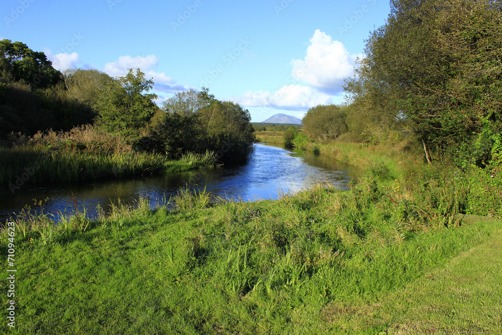 A view of The Black Oak River, Newport, Co. Mayo, Ireland. A view of The Black Oak River, Newport, Co. Mayo, Ireland.
