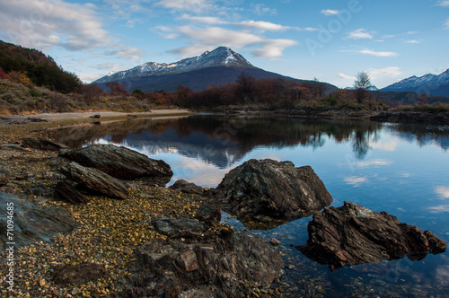 Landscapes of Tierra del Fuego, South Argentina