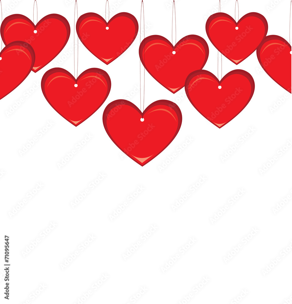 Valentine heart illustration