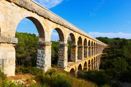 Murais de parede Roman aqueduct in  Tarragona