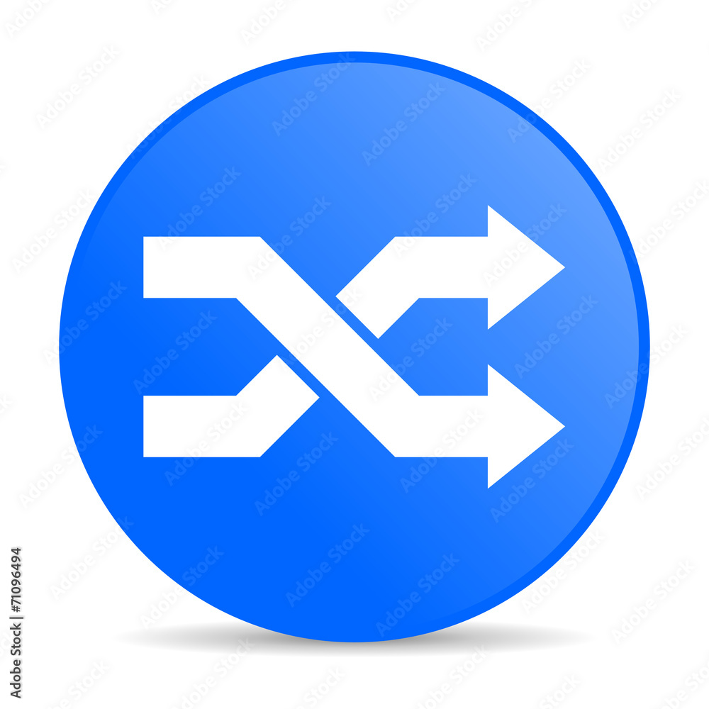aleatory internet blue icon aleatory internet blue icon