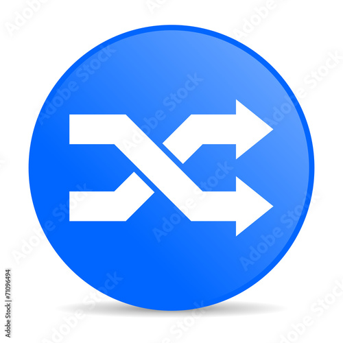 aleatory internet blue icon