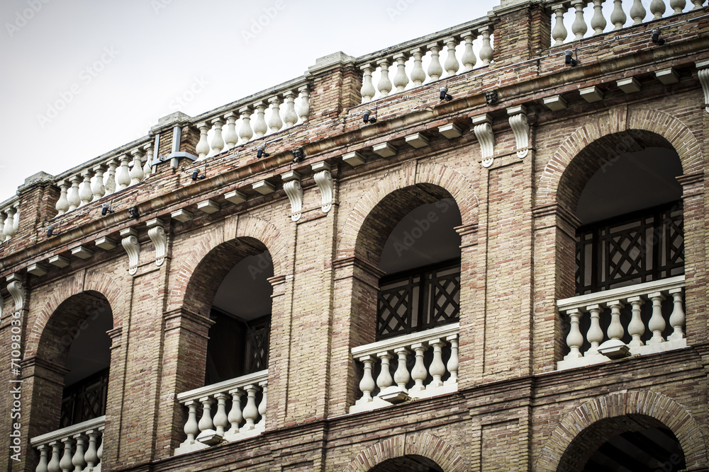 Fototapeta premium Spanish city of Valencia, Mediterranean architecture