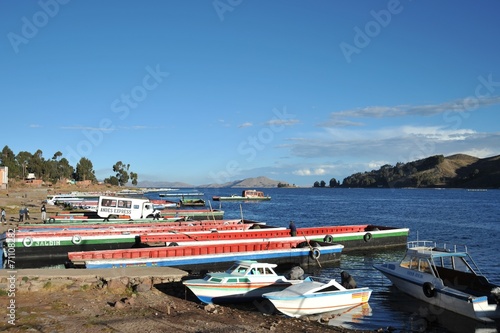 Wallpaper Mural Ferry service on lake Titicaca Torontodigital.ca
