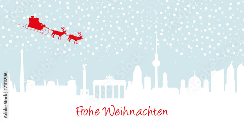 Berlin Weihnachtliche Karte