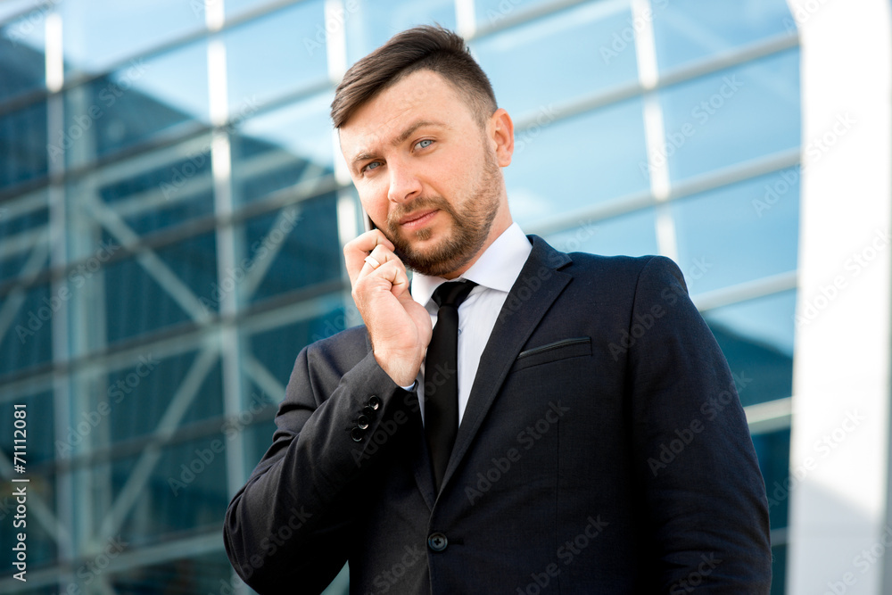 Portrait of well-dressed man on the contempopary background Portrait of well-dressed man on the contempopary background