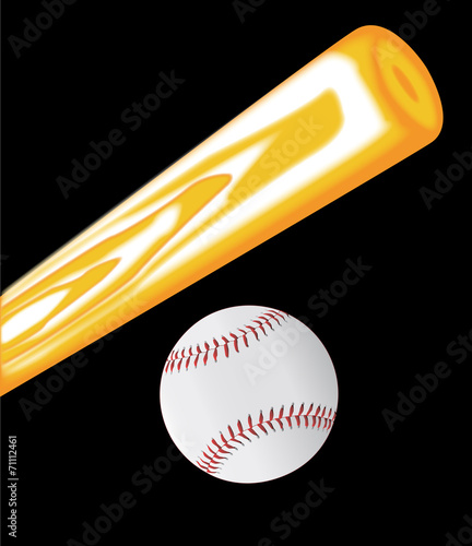 Baseball Bat and Ball