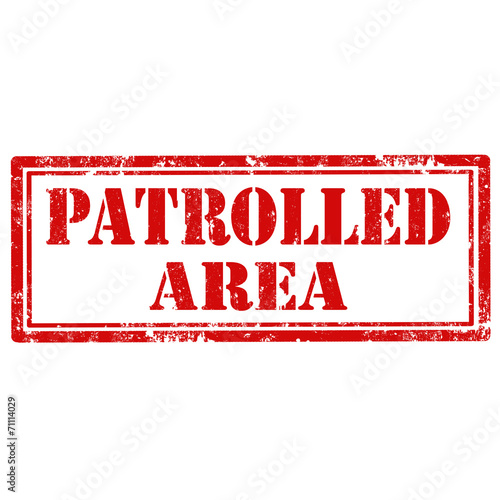 Patrolled Area-stamp