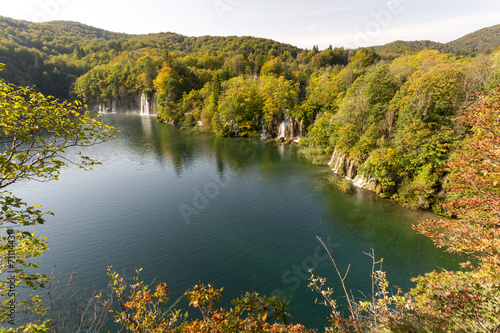 Fototapeta Naklejka Na Ścianę i Meble -  Lacs supérieurs et cascades de Plitvice