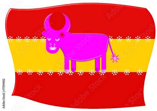 Toro rosa