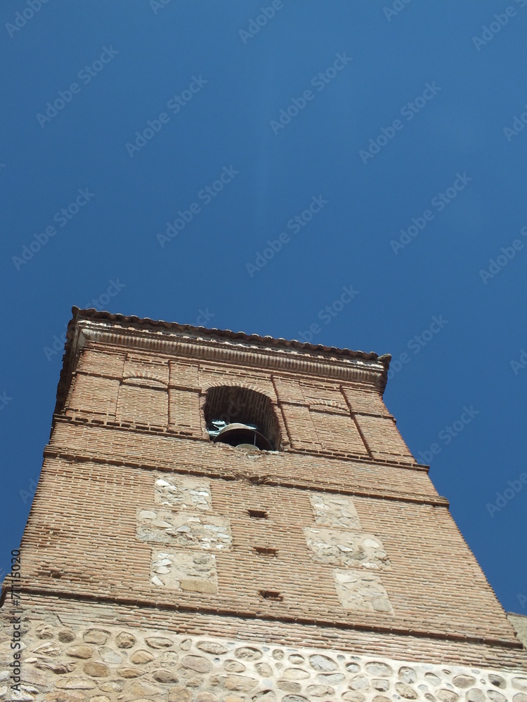 Fototapeta premium iglesia de san miguel arcangel en escalona