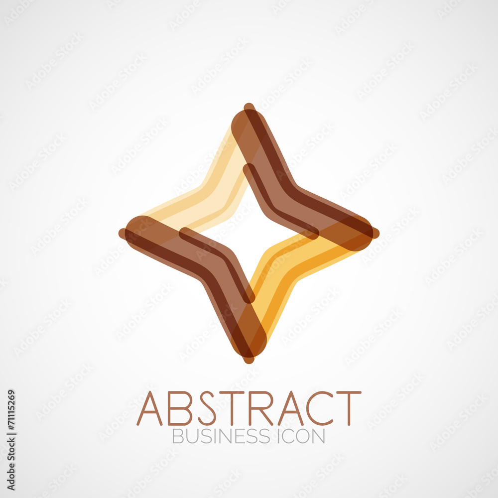 Symmetric abstract geometric shape Symmetric abstract geometric shape