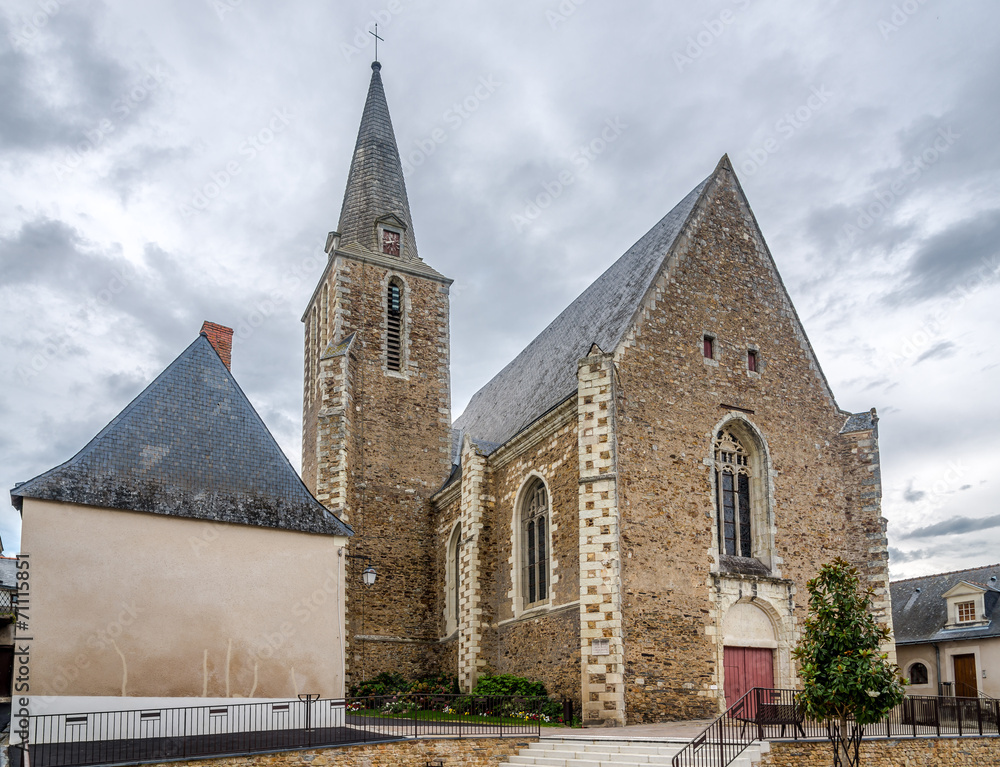 Stone church in Brissac Quince