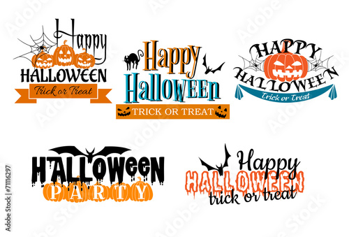 Halloween scary banners