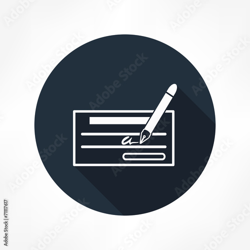 cheque icon