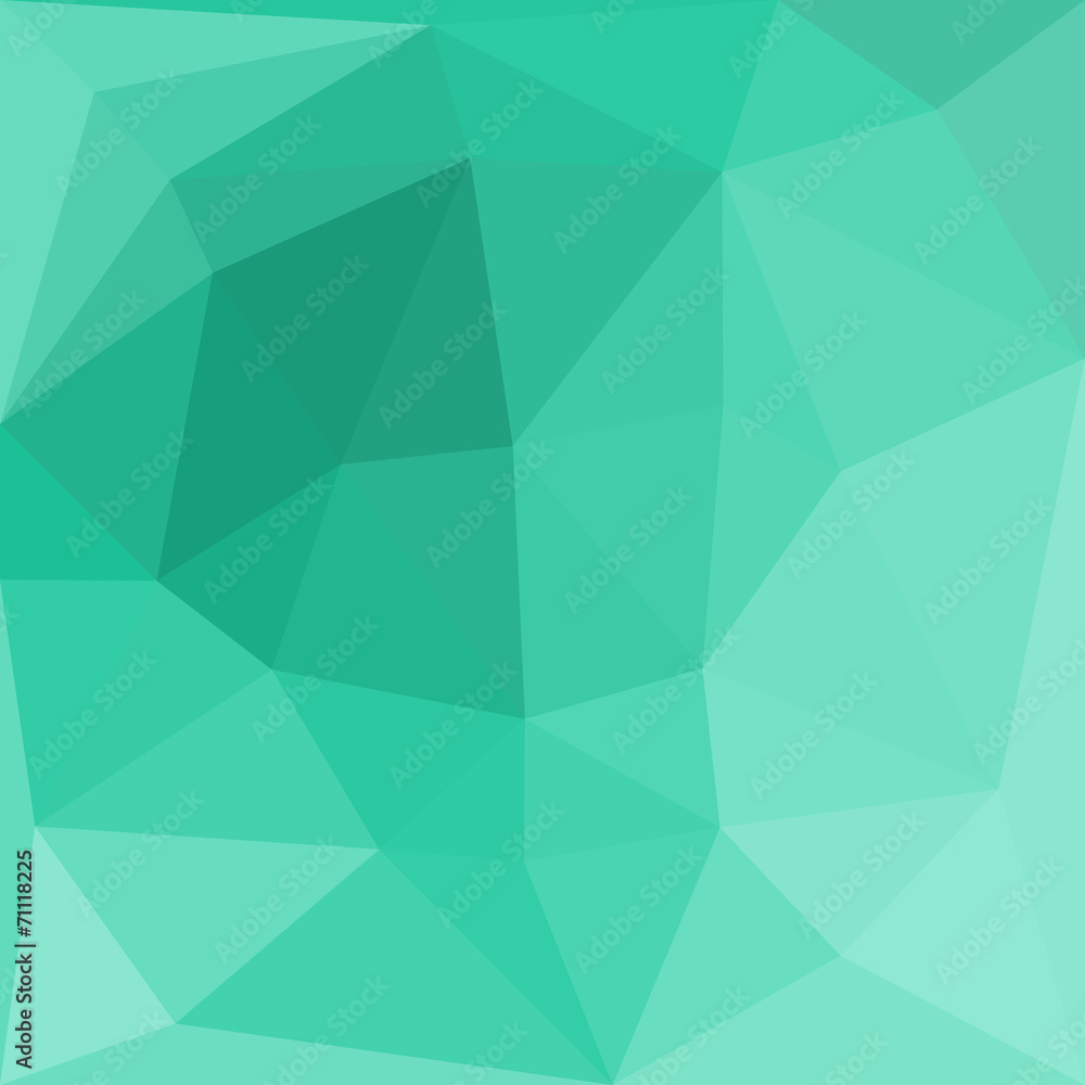Abstract triangular geometric green background Abstract triangular geometric green background