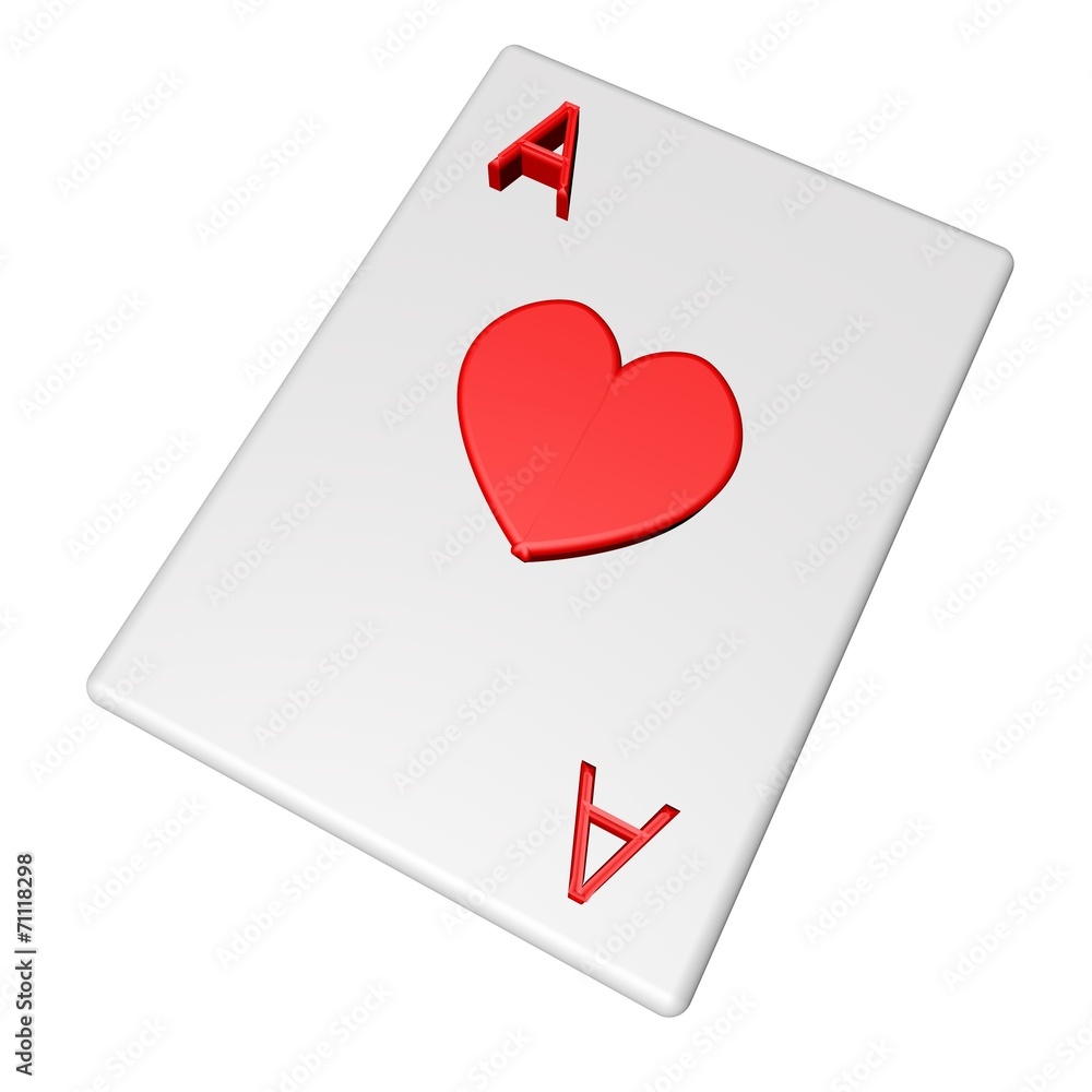 Obraz premium Ace of Hearts