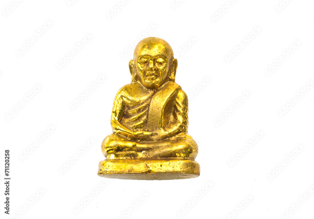 small buddha image used as amulets on white background small buddha image used as amulets on white background