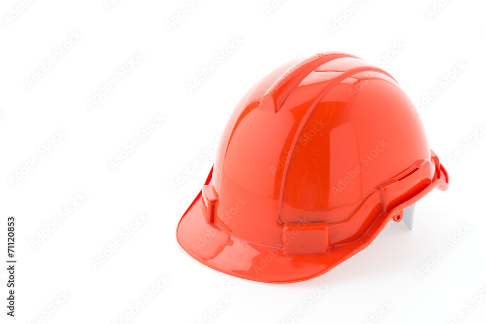 Hard hat isolated on white background Hard hat isolated on white background