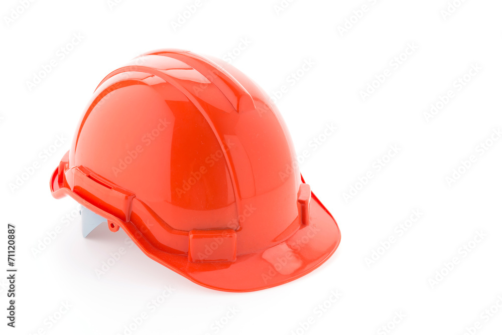 Hard hat isolated on white background Hard hat isolated on white background