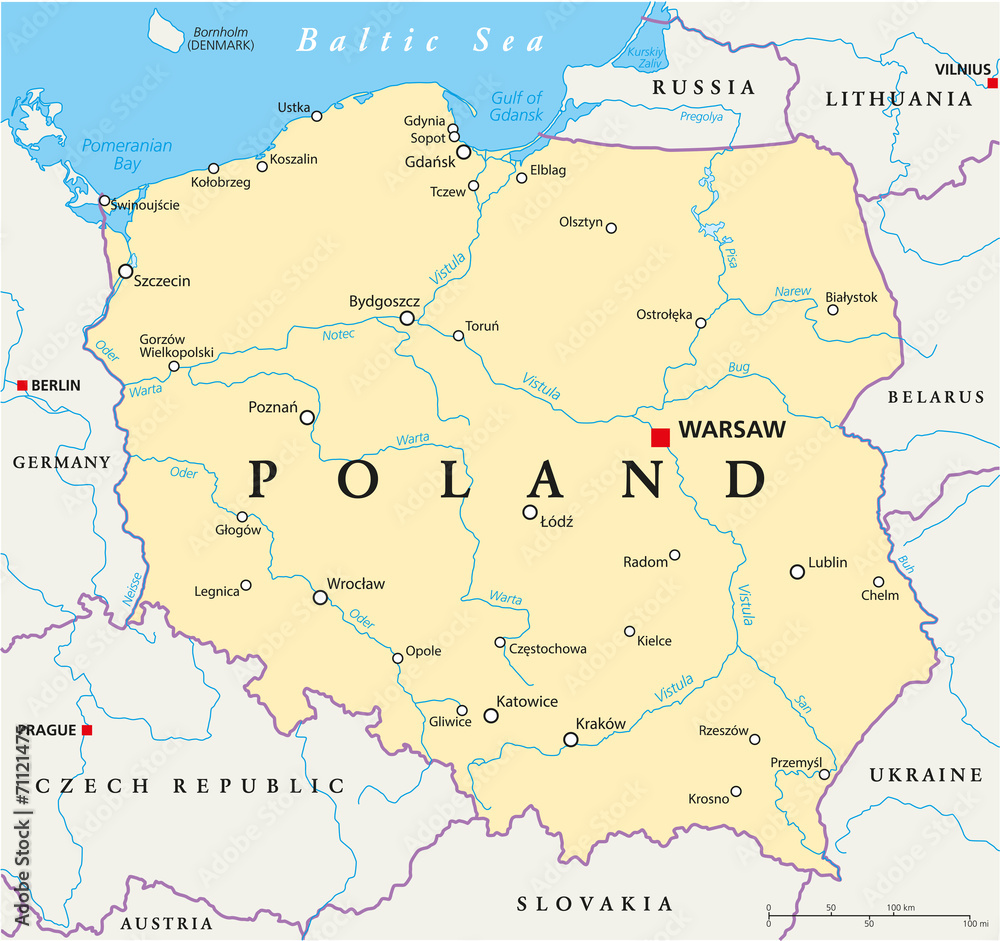 Poland Political Map