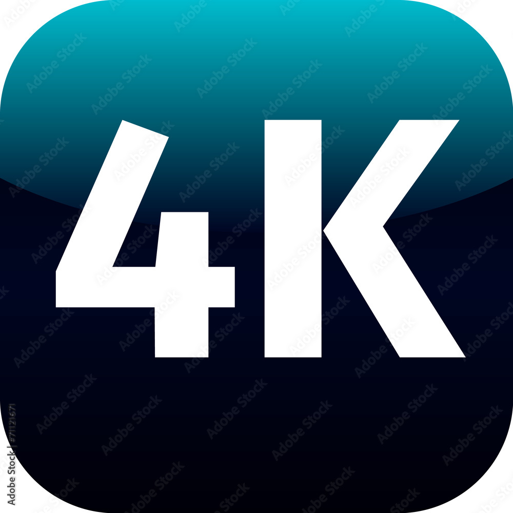Obraz premium 4K Ultra HD TV icon
