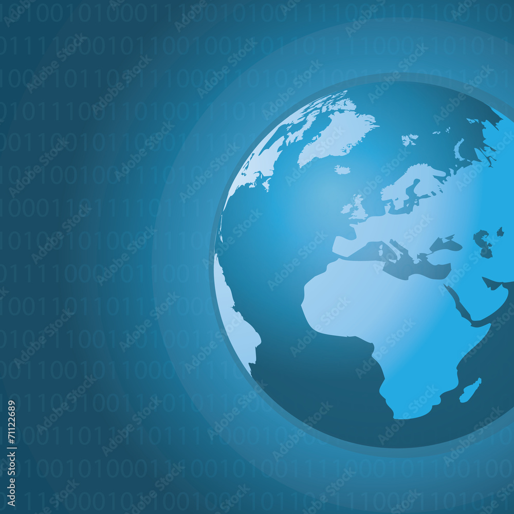 Abstract Background - Earth Globe Abstract Background - Earth Globe