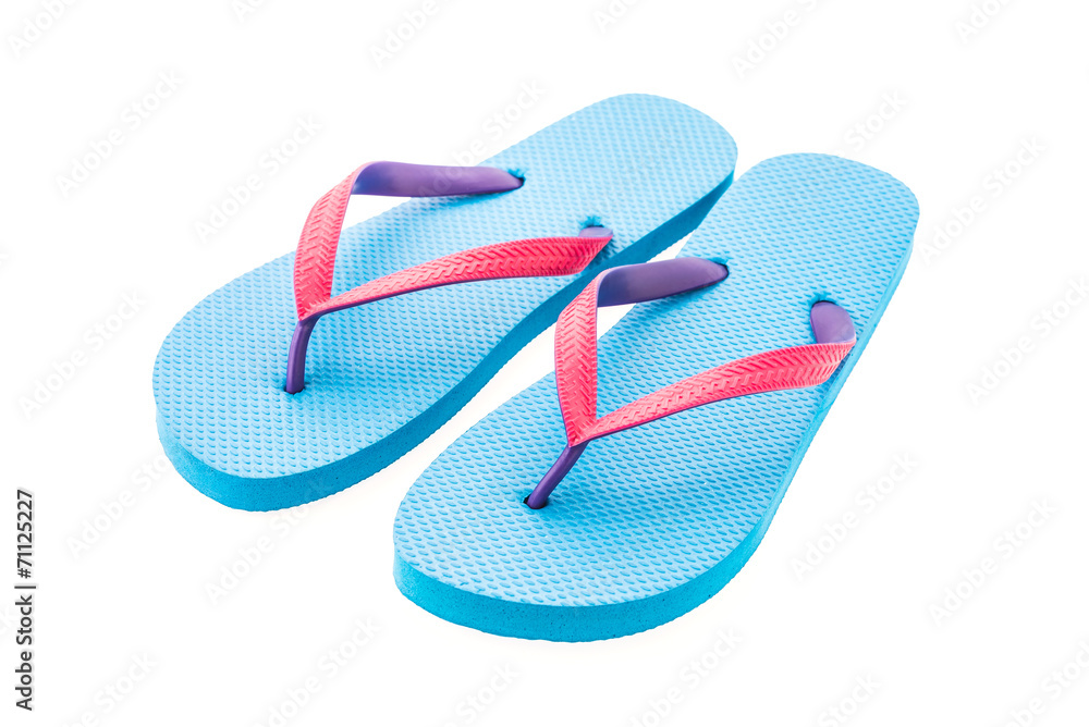 Flip flop isolated on white background Flip flop isolated on white background