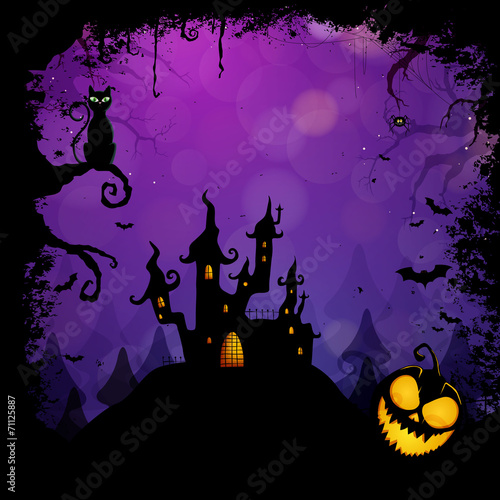 Vector Illustration of a Halloween Design