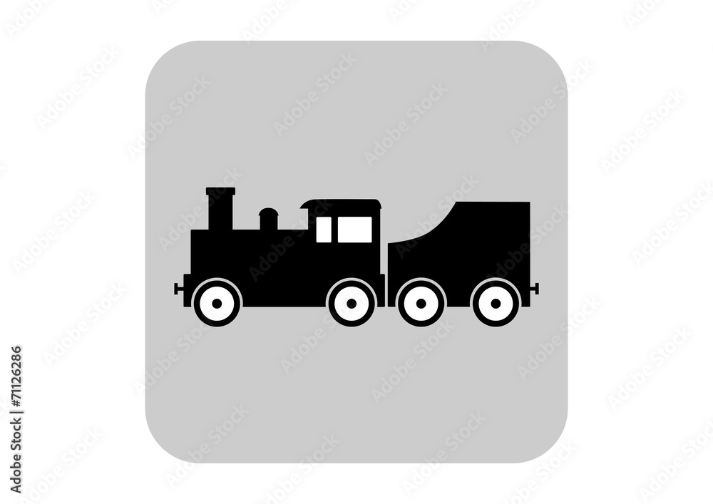 Train vector icon Train vector icon