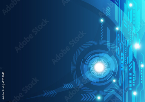 Abstract  technology concept background, vector illustration