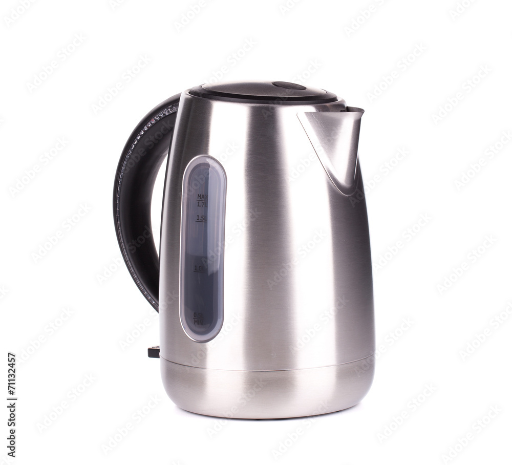 Metal modern kettle. Metal modern kettle.