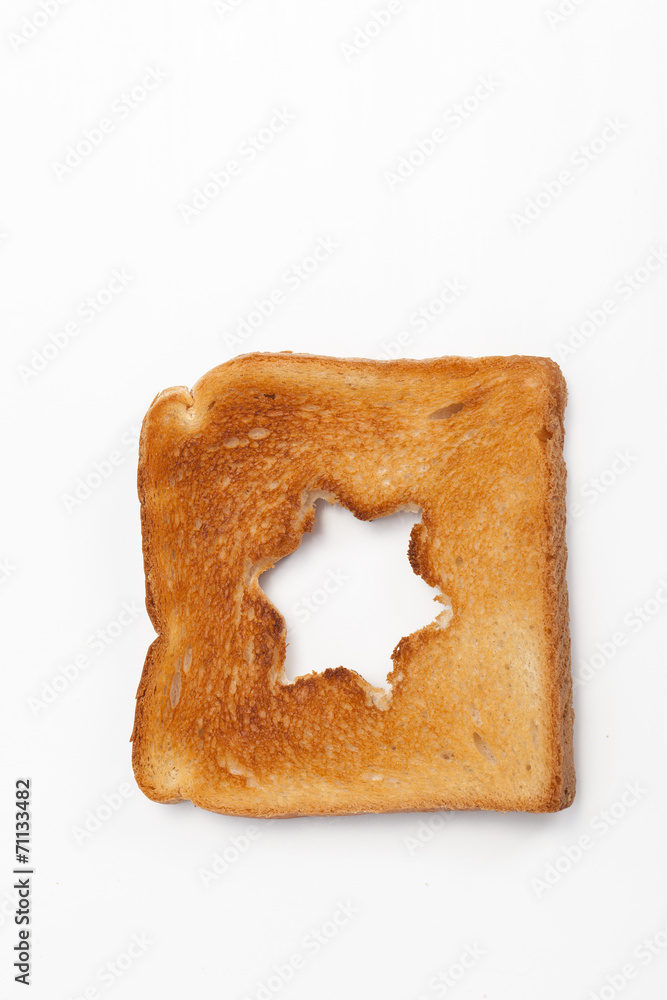 Toast mit Stern Toast mit Stern