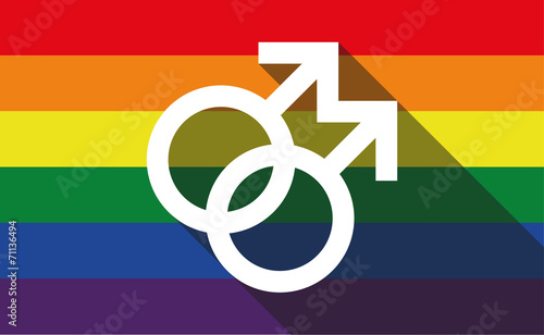 Gay pride flag