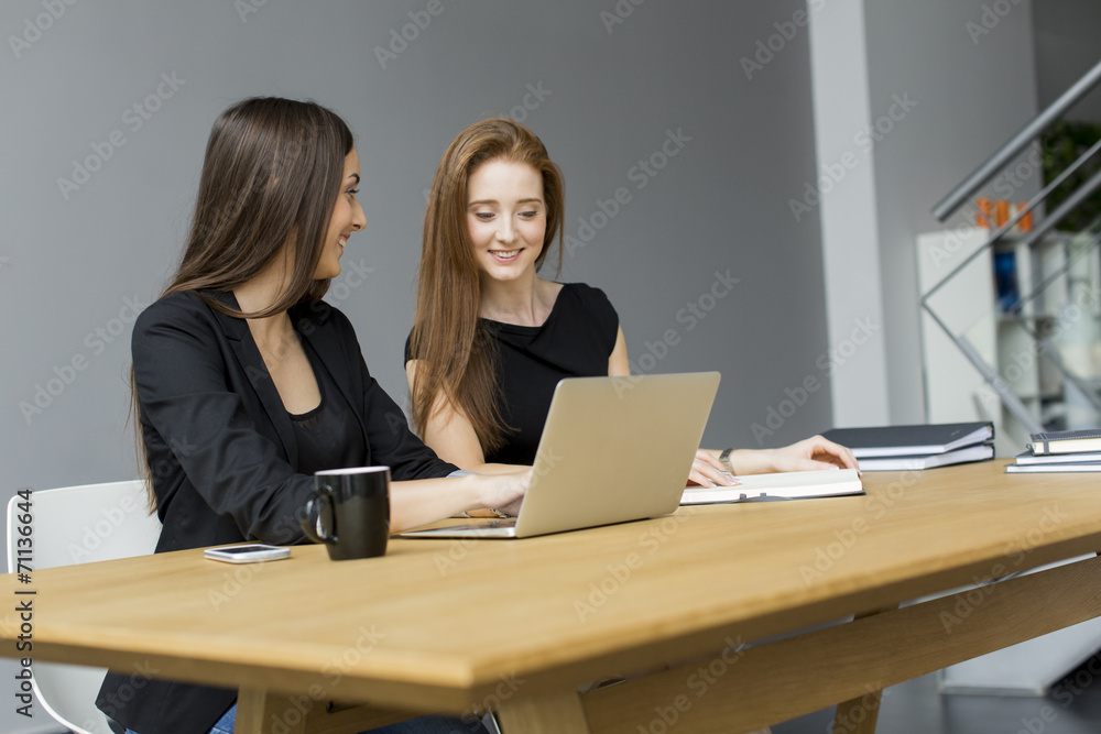 Young woman in the office