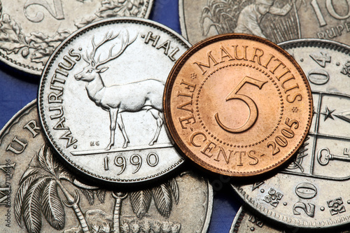 Coins of Mauritius photo