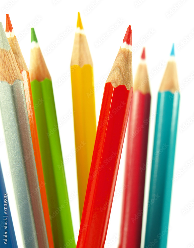 Fototapeta premium assorted color pencil