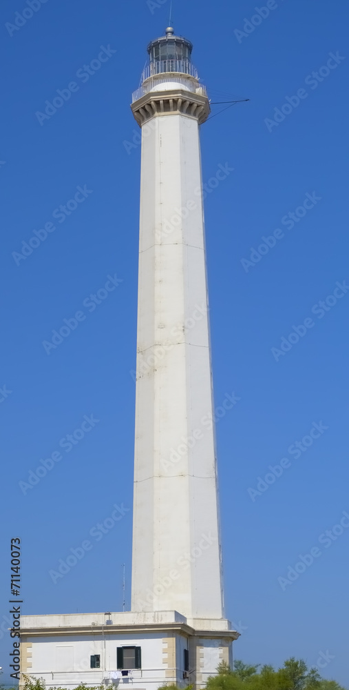The lighthouse of Bari, on the Punta San Cataldo, Italy