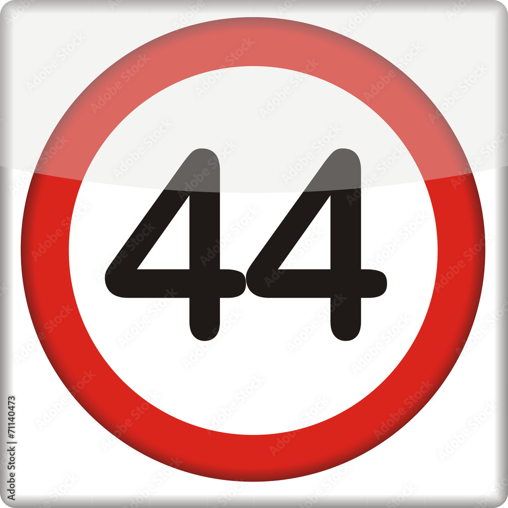 Verkehrsschild, 44 Verkehrsschild, 44