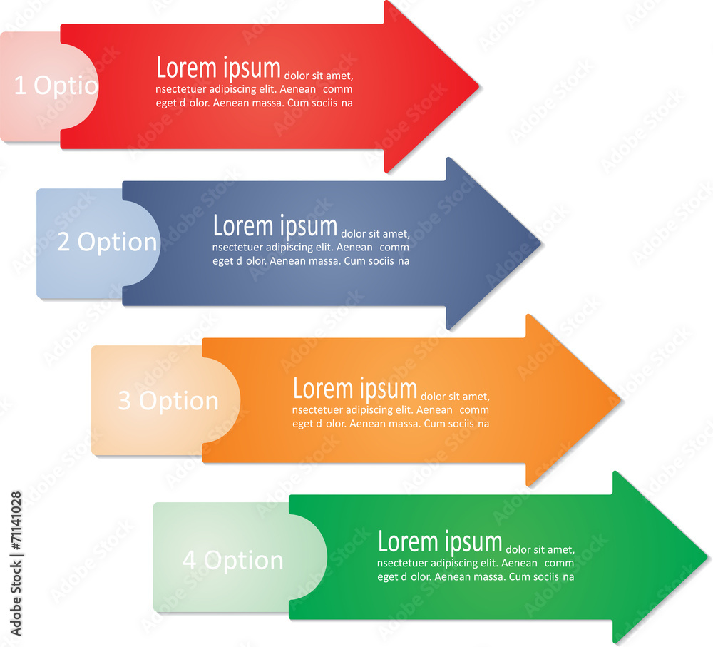Infographic arrows for business design. Vector Infographic arrows for business design. Vector