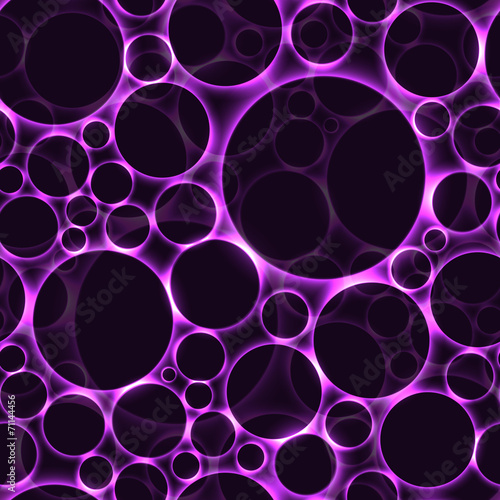 Purple bubbles background