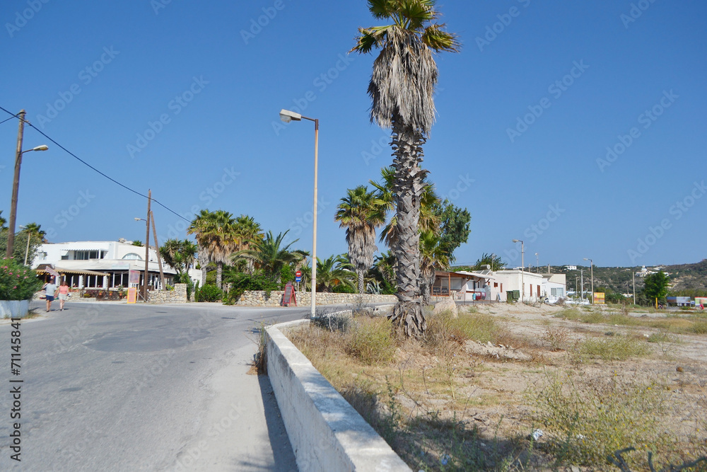 Fototapeta premium Street in Kefalos