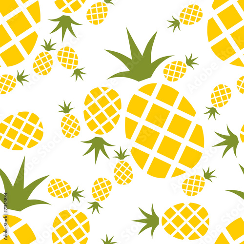 pineapple seamless pattern