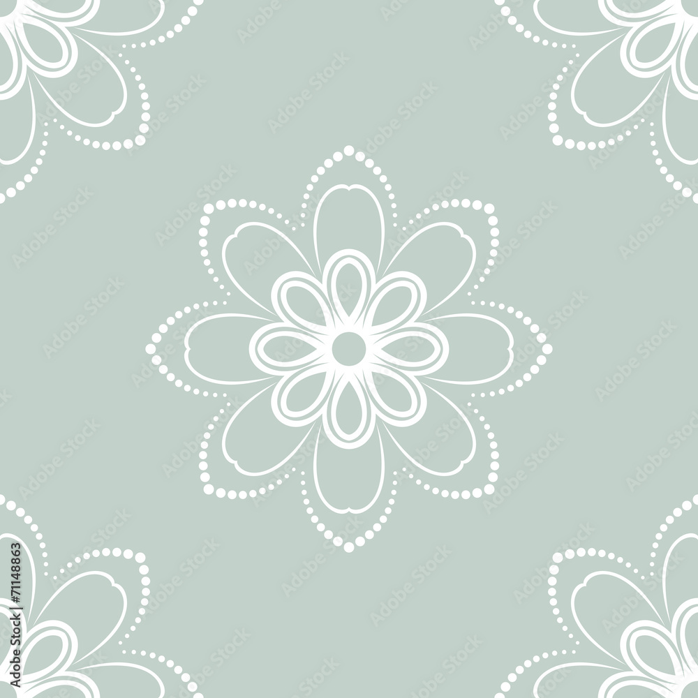 Floral Seamless Vector Pattern. Orient Abstract Background Floral Seamless Vector Pattern. Orient Abstract Background