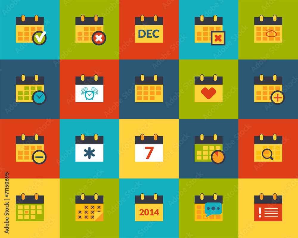Flat icons set 16 Flat icons set 16