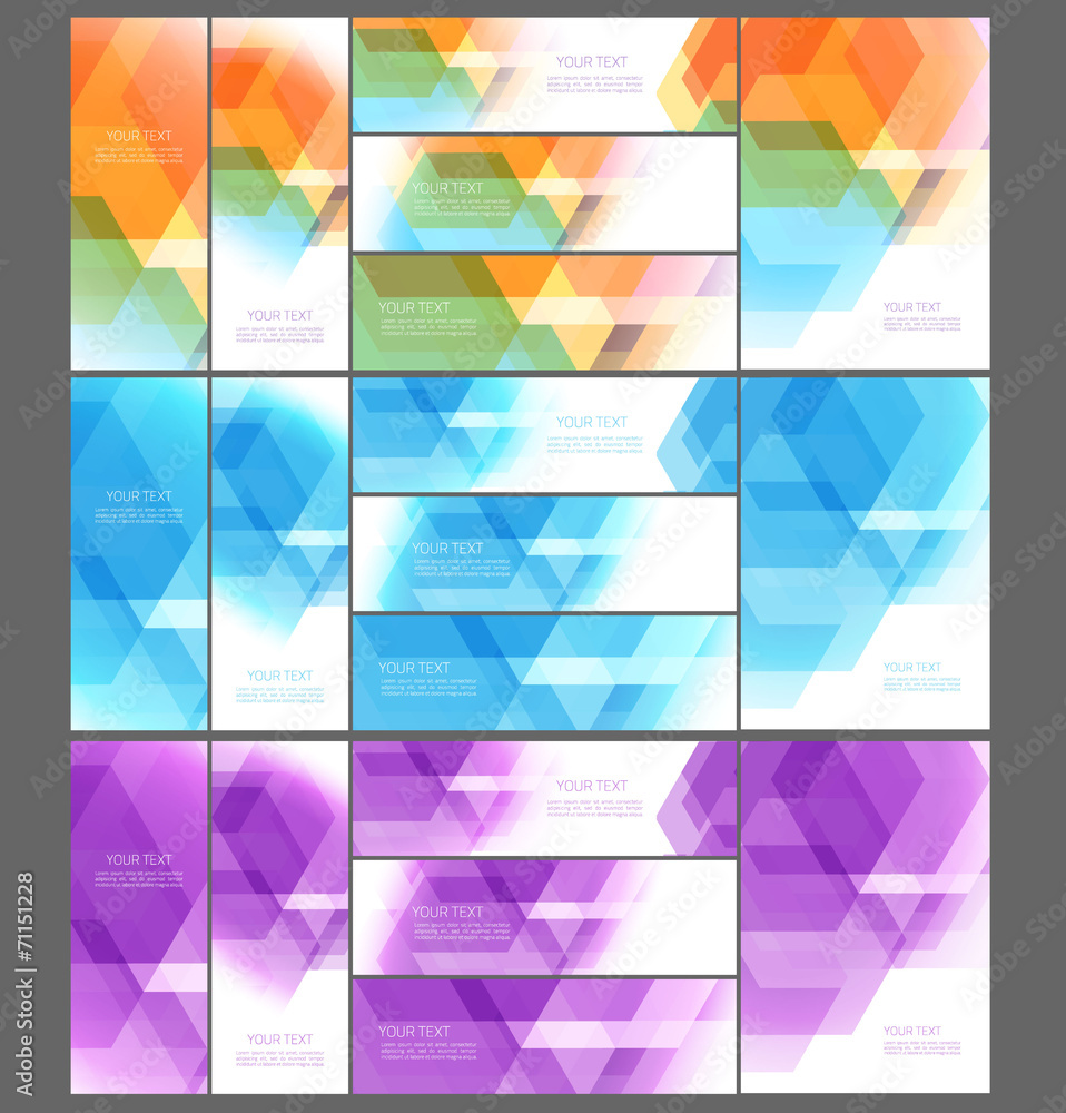Abstract vector template design Abstract vector template design