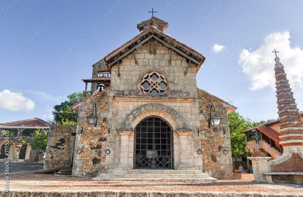 St. Stanislaus Church , Altos de Chavon, La Romana, Dominican Re St. Stanislaus Church , Altos de Chavon, La Romana, Dominican Re