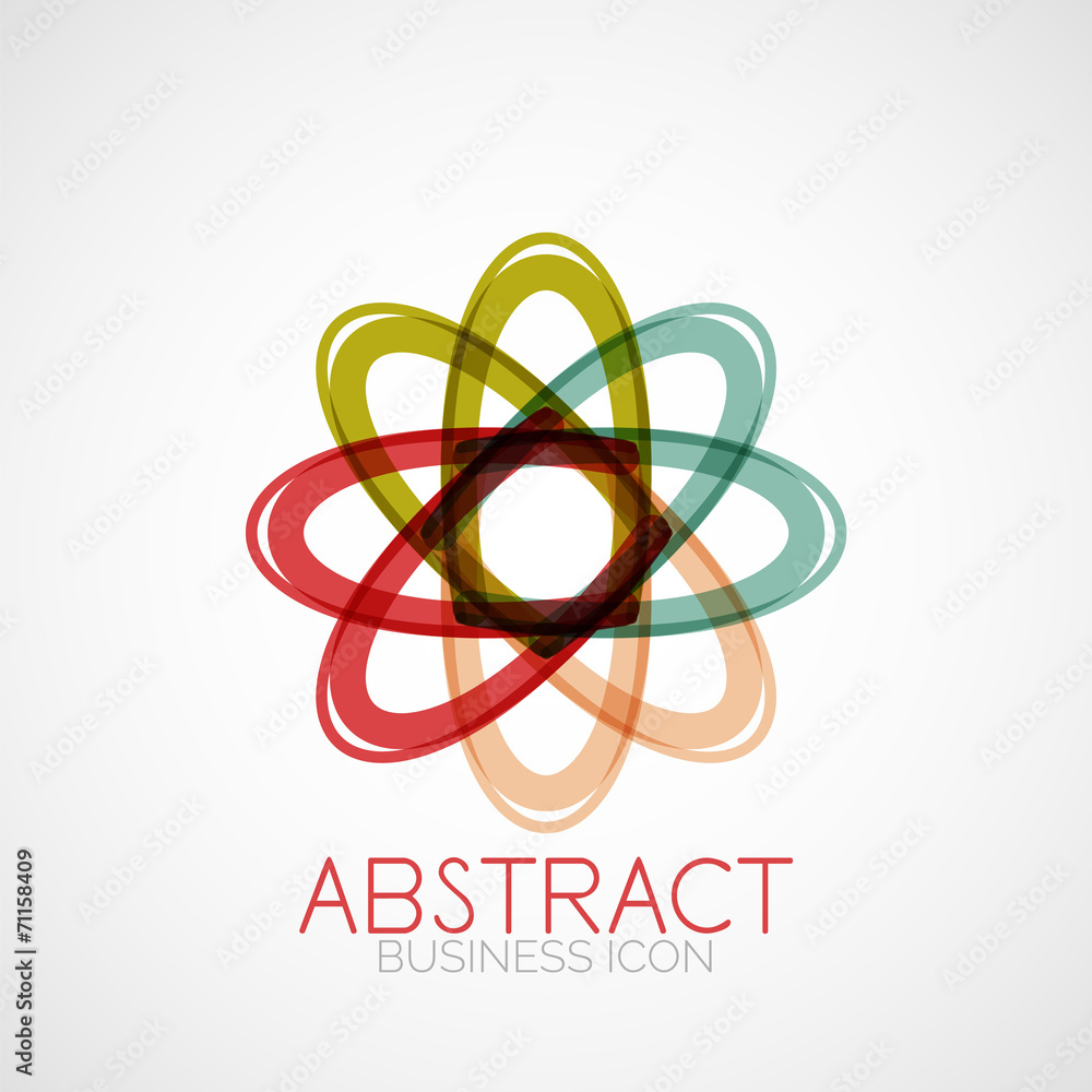 Symmetric abstract geometric shape Symmetric abstract geometric shape