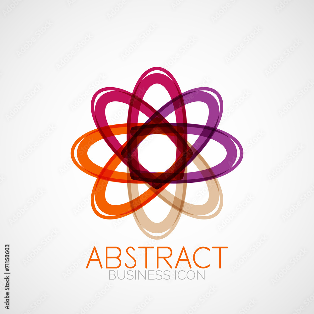 Symmetric abstract geometric shape Symmetric abstract geometric shape