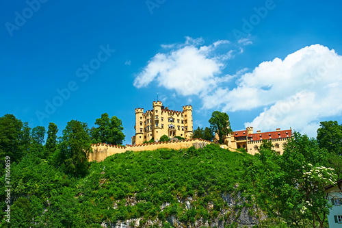 The castle of Hohenschwangau in Germany photo